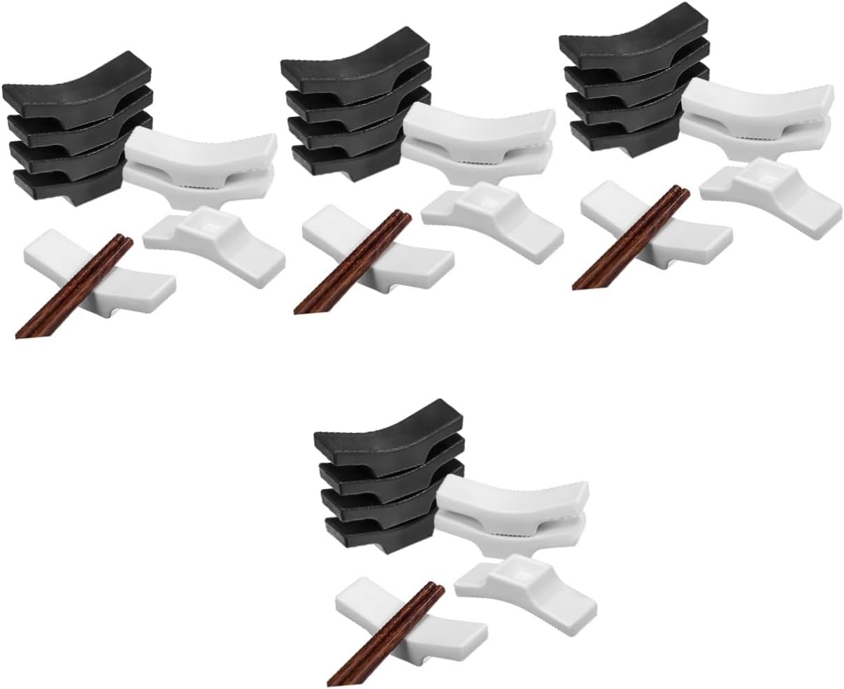 PRETYZOOM 32pcs Chopstick Holder Stand Tabletop Silverware Organizer Non-slip Chopstick Rest