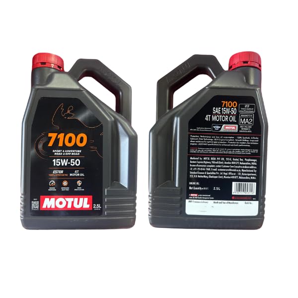 MOTUL 7100 4t 15w50 2.5L Fully Synthetic engine oil