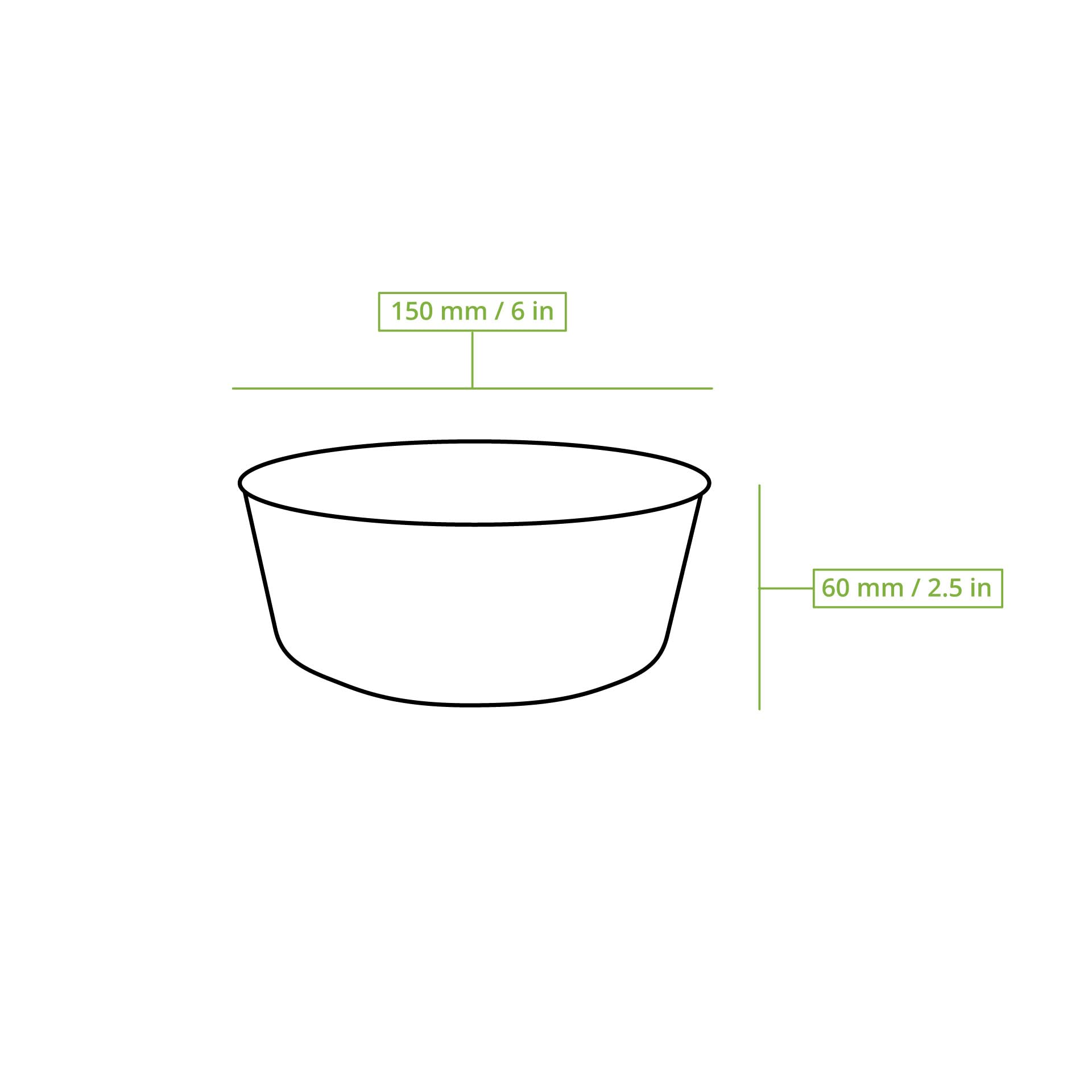 BIOZOYG ciotole per insalata in cartone 300 pezzi 650 ml bianco - biodegradabili con rivestimento in PLA - contenitore take-away per insalate, bowl e piatti caldi - sostenibili, resistenti ai grassi