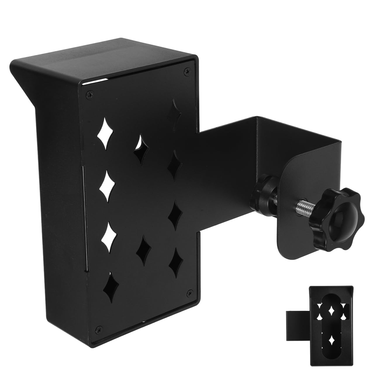 Angoily Soporte Antirrobo Sin Taladro para Timbre De Puerta con Capota Protectora Resistente a La Intemperie Compatible con Videoporteros Y Timbres Parpadeantes 5.90X3.26X2.48In