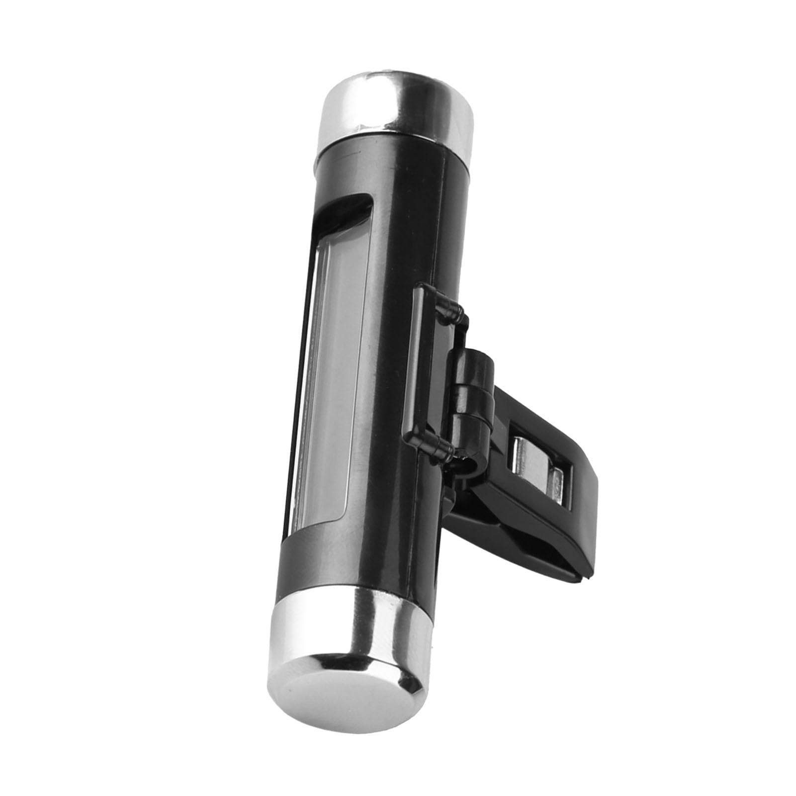 lyrlody Termómetro para Automóvil Reloj Termómetro LCD con Clip de Acero Inoxidable Monitor de Temperatura Digital Pantalla Retroiluminada de 32 a 176 °F para Conductores de Tablero de Automóviles y