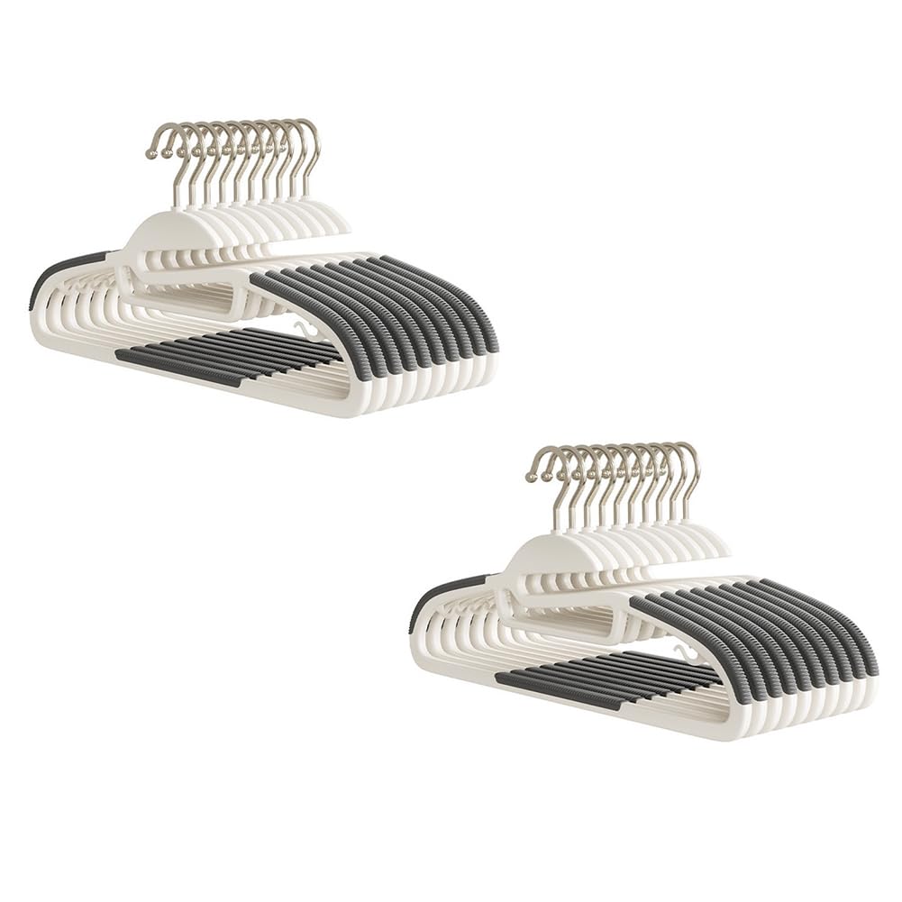 CTRLZS Clothes Hanging Household Hangers Non-Slip Dormitory Bedroom Storage Hangers Traceless Hangers