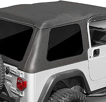 Rugged Ridge | XHD Soft Top, Bowless, Black, Sailcloth | 13750.01 | Fits 1997-2006 Jeep Wrangler TJ