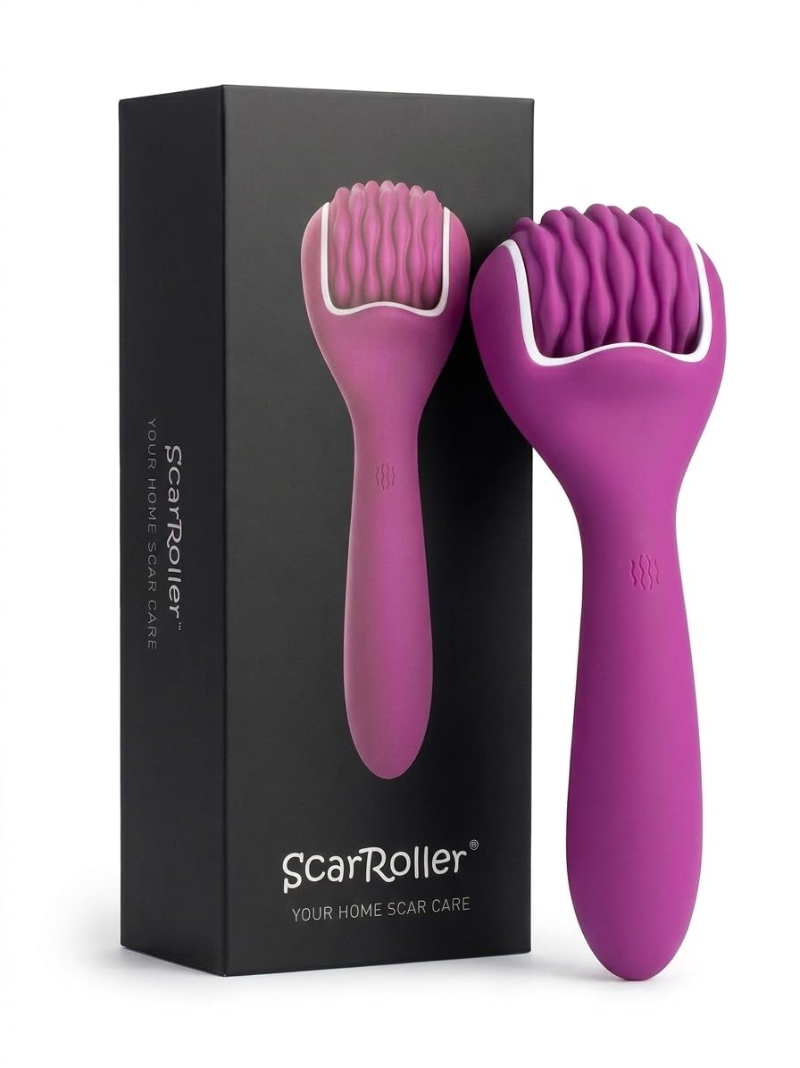 Scar Tissue Massager for Post-Surgery Recovery, Silicone Ice Massage for Post-Surgery Incision Swelling and Soreness, Vibrating Joint Roller for Improved Range of Motion Designed by Physical Therapist