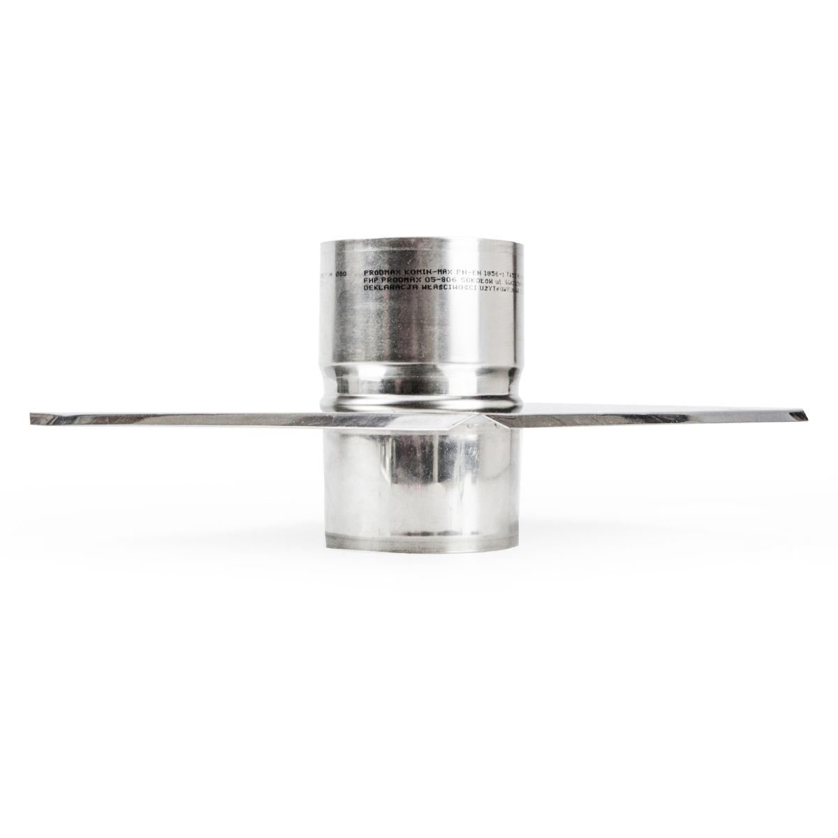 Ianpav Stainless Steel, Collar Top Plate Pipes Stove Chimney Flue, Ø 120 Mm (4.72")