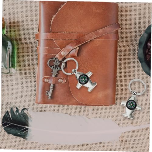Set 4 brújulas llavero para supervivencia al aire libre miniatura 6
