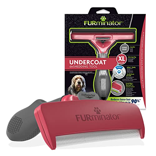 FURminator Undercoat deShedding Tool for Extra Large Long Hair Do...