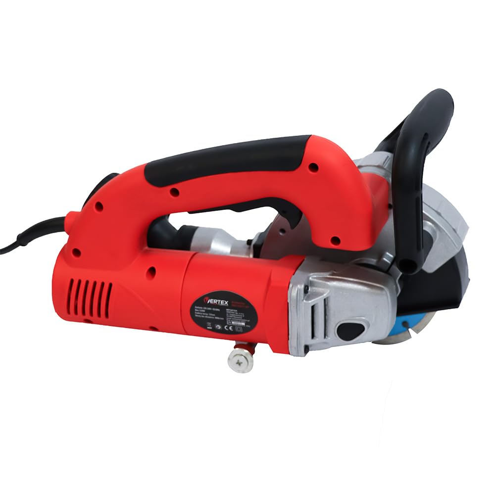 Vertex Bruzdownica VBA1320 Rowkarka, 1320W, z Tarczą 125mm, Głębokość Cięcia 8-30mm, 9000 obr/min, z Walizką i Akcesoriami do Betonu i Muru
