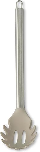 Miniatura 7 de Core Kitchen Juego de utensilios de cocina de silicona y acero inoxidable de 5 piezas, resistentes al calor, sin BPA, piedra lunar