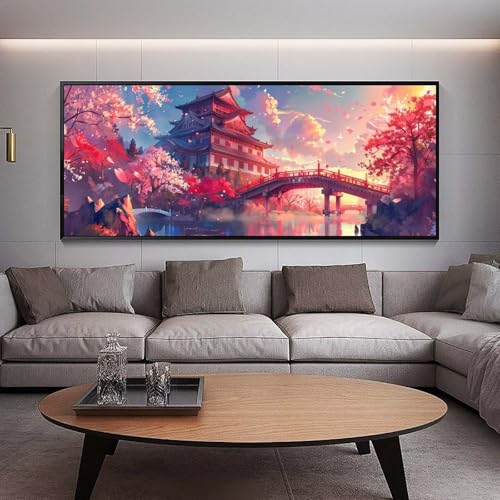 Diamond Painting Adulte Style Japonais XXL pour décorer un grand salon