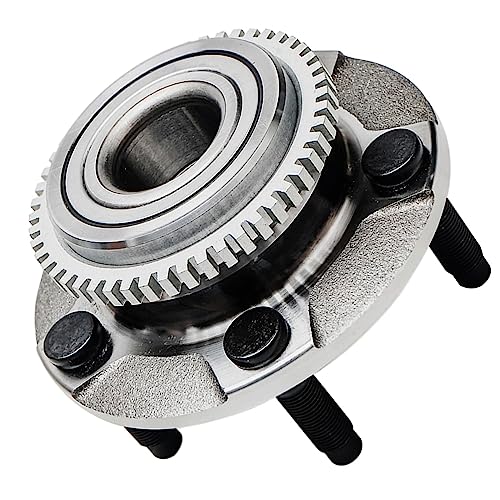 Image of Detroit Axle - Front Wheel Bearing Hubs for 1994-2004 Ford Mustang, Replacement 1995 1996 1997 1998 1999 2000 2001 2002 2003 Mustang Wheel Bearing and Hubs Assembly Set, Pair Hubs