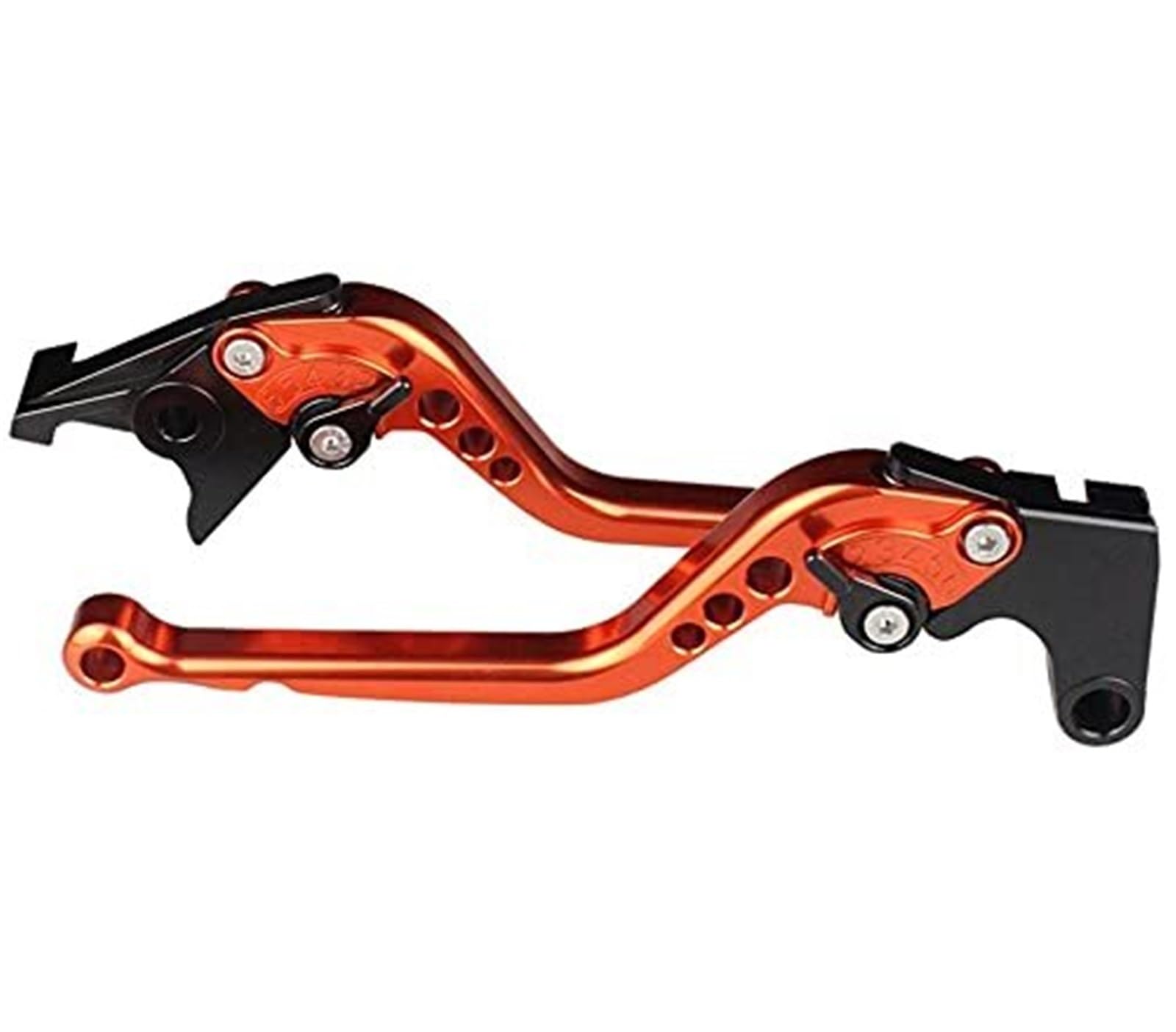 FLBZBLKASL Motorcycle Short Brake Clutch Levers CNC Pivot Brake Clutch Levers for Enfield 650 for Interceptor Aluminum Adjustable Motorcycle Lever Motorbike