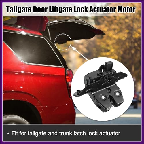 Image of Rear Door Liftgate Tailgate Lock Trunk Latch Actuator for Chevrolet Trax Tahoe Suburban for GMC Yukon XL for Buick Encore 2015-2019 Replace 13515944 13508110 Premium Fit Design