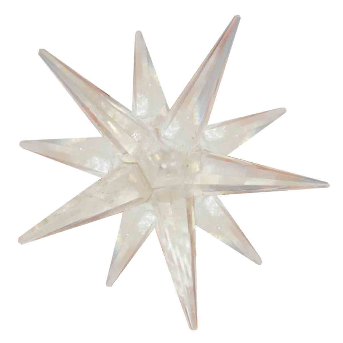 Healing Crystals Reiki Energy Charged Clear Quartz Stone 12 Point Crystal Merkaba Star Geometry Star With Gift pouchBy Mangalam House