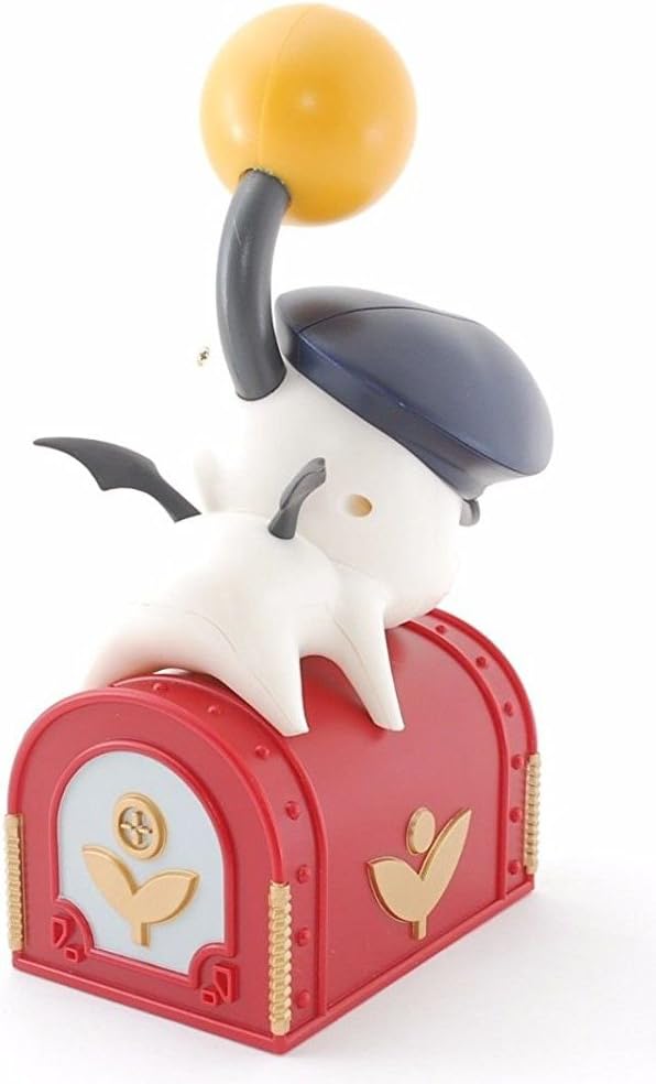 Taito Final Fantasy XIV A Realm Moogle Letter Box Projection Clock, 5.9"