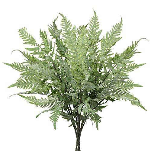 Briful Artificial Fern Branch Boston Fern Plants, Artificial Plant, Plastic Fern Leaves, Artificial Plant Branch for Indoor Garden, Porch, Parterre, Table Decoration, Flower Arrangements, 76 cm Long