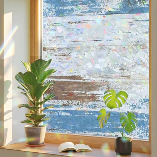 Película de privacidad para ventana 17.7x78.7 pulgadas miniatura 1
