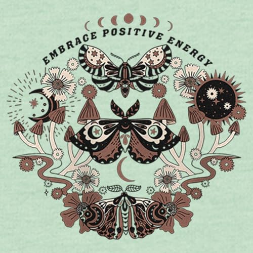 Girl's Lost Gods Positive Energy Moths T-Shirt2