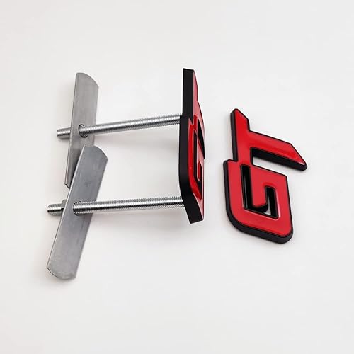 Miniatura 8 de Emblema de metal 3D de la parrilla delantera del coche con logotipo GT + insignia de la tapa del maletero de Grand Tourer, calcomanía deportiva de