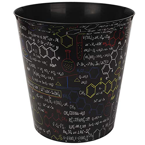 Papierkorb / Behälter - Schule & Universität - Formeln - Chemie Elemente - 10 Liter - wasserdicht - aus Kunststoff - Ø 28 cm - großer Mülleimer / Eimer - Abfa.. - Image 6