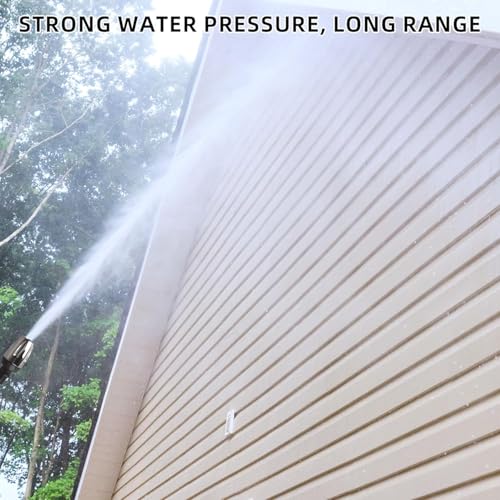 Waterblitz Pressure Washer, 2025 Pressure Power Washer, Upgraded Jet Nozzle for Garden Hose, 360° Rotating for Three Spray Modes (Water gun + connector) - Image 4