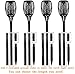 4PCs Solar Torch Lights Outdoor, 43 inch 96 LED, Waterproof Landscape Garden Pathway Light with Vivid Dancing Flickering Flames, with Auto On/Off Dusk to Dawn, for Christmas Lights Decoration