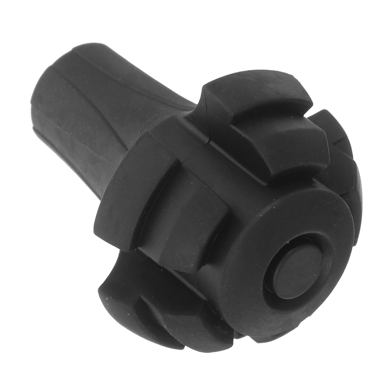 HEMOTON Slip Walking Stick Tip Protector Durable Replacement Tips for Trekking Poles Easy Installation for Hiking and Outdoor Activities Enhanced Grip and Stability