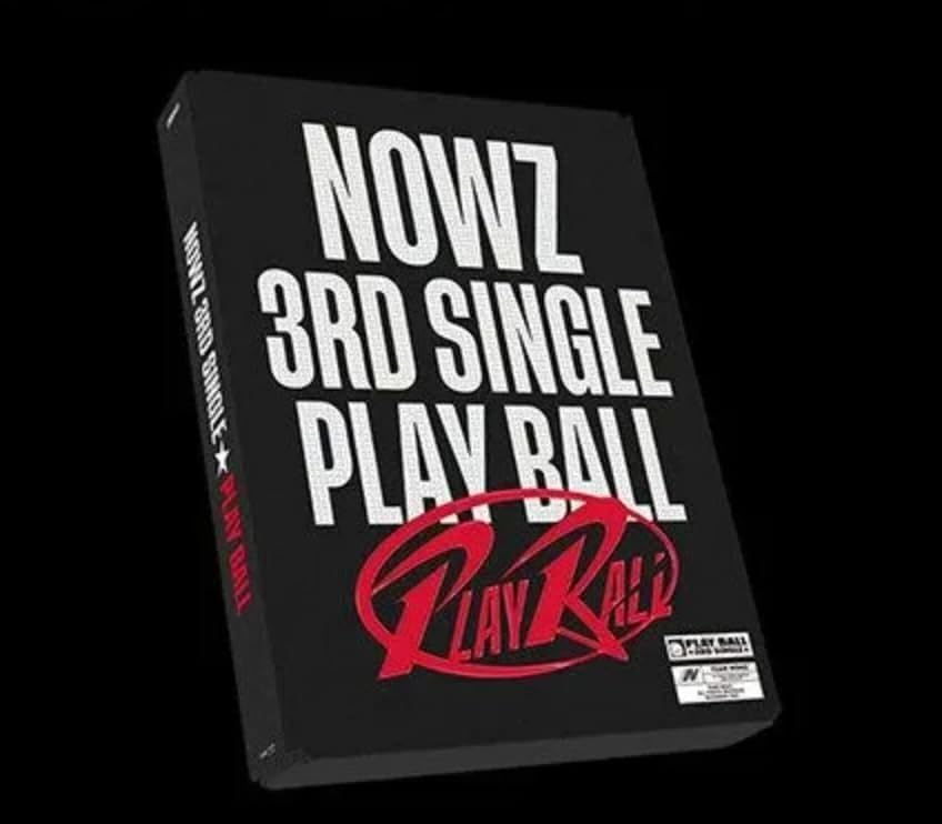 NOWZ 3rd Single Album Play Ball General Version, CD Package with Photo Cards, ID Card, Mini Poster, Stickers, First Press Limited Edition