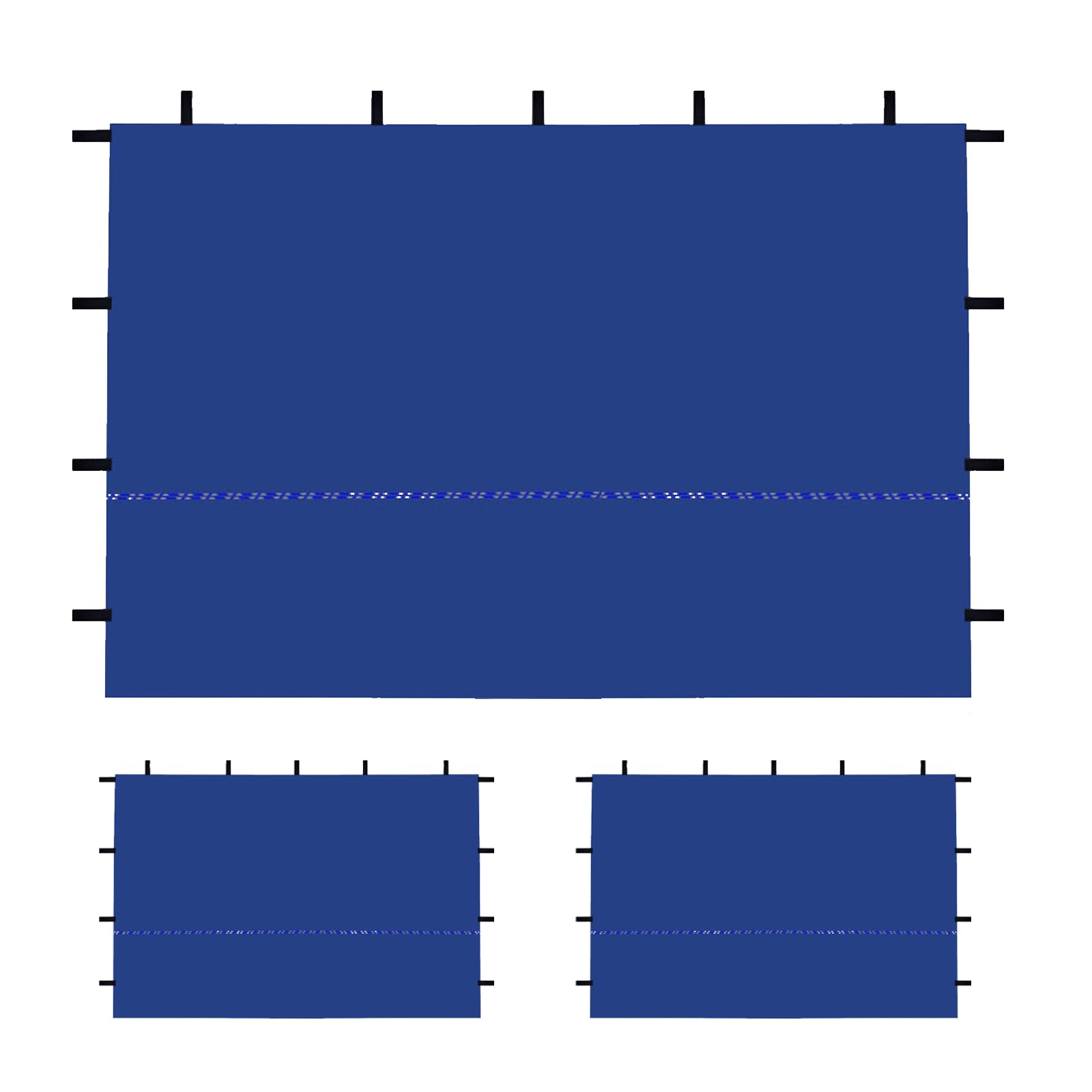 Panneaux latéraux pour tonnelle et intimité au jardin lot de 3 parois pare-soleil 3x2m