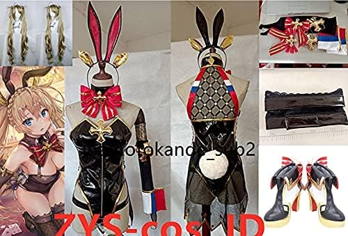 ついに再販開始 Order 実物撮影超原版コスプレ衣装 靴 ウィッグ 髪飾り Fate Grand ブラダマンテ 全セット 礼装 ウェルカム バニー バニー コスチュームセット Awacc Org