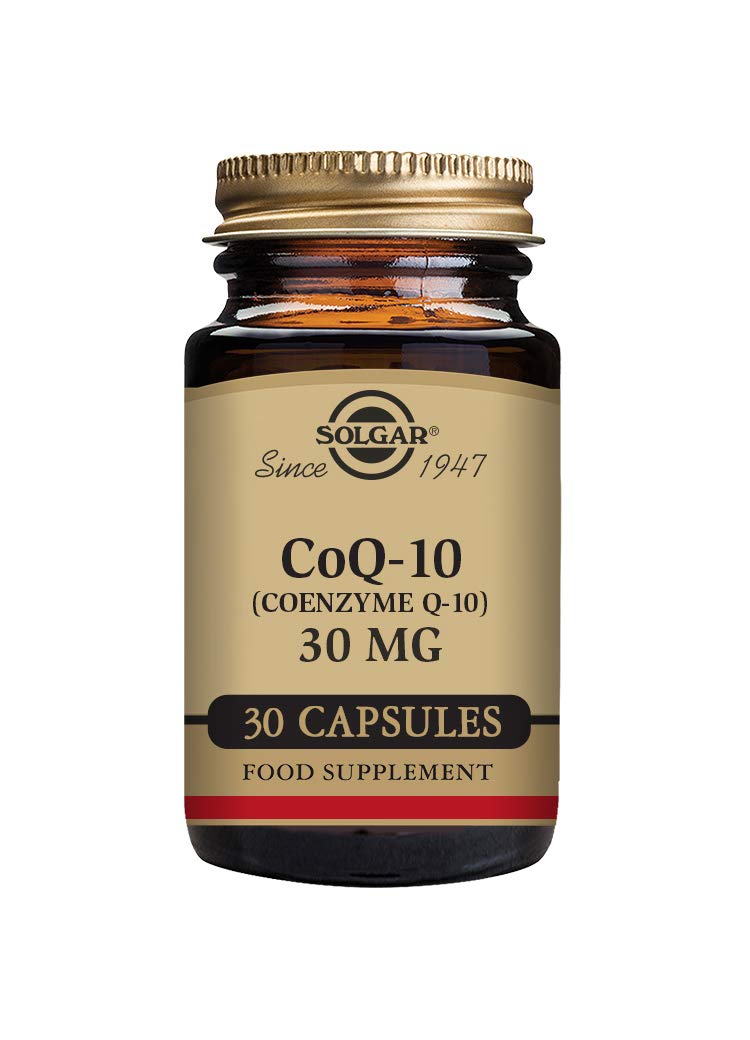 CoQ-10 (Coenzyme Q-10) 30 mg Vegetable Capsules - Pack of 30 - Nutritional Yeast - Supports Energy Production - Vegan, Gluten Free and Kosher