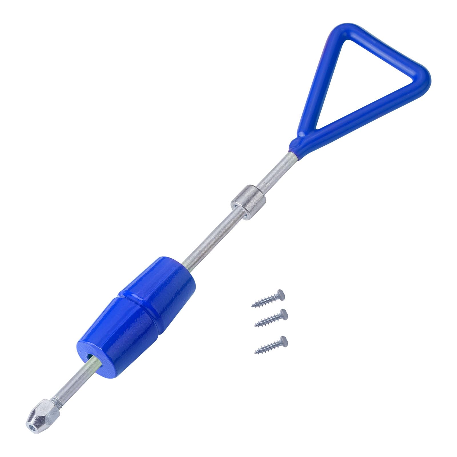 1 LB Slide Hammer with 3 Screw Tips,Dent Puller Slide Hammer Kit Auto Body Repair Tool Sliding Work DIY, One Piece Shaft/Handle for Strength (bLue)