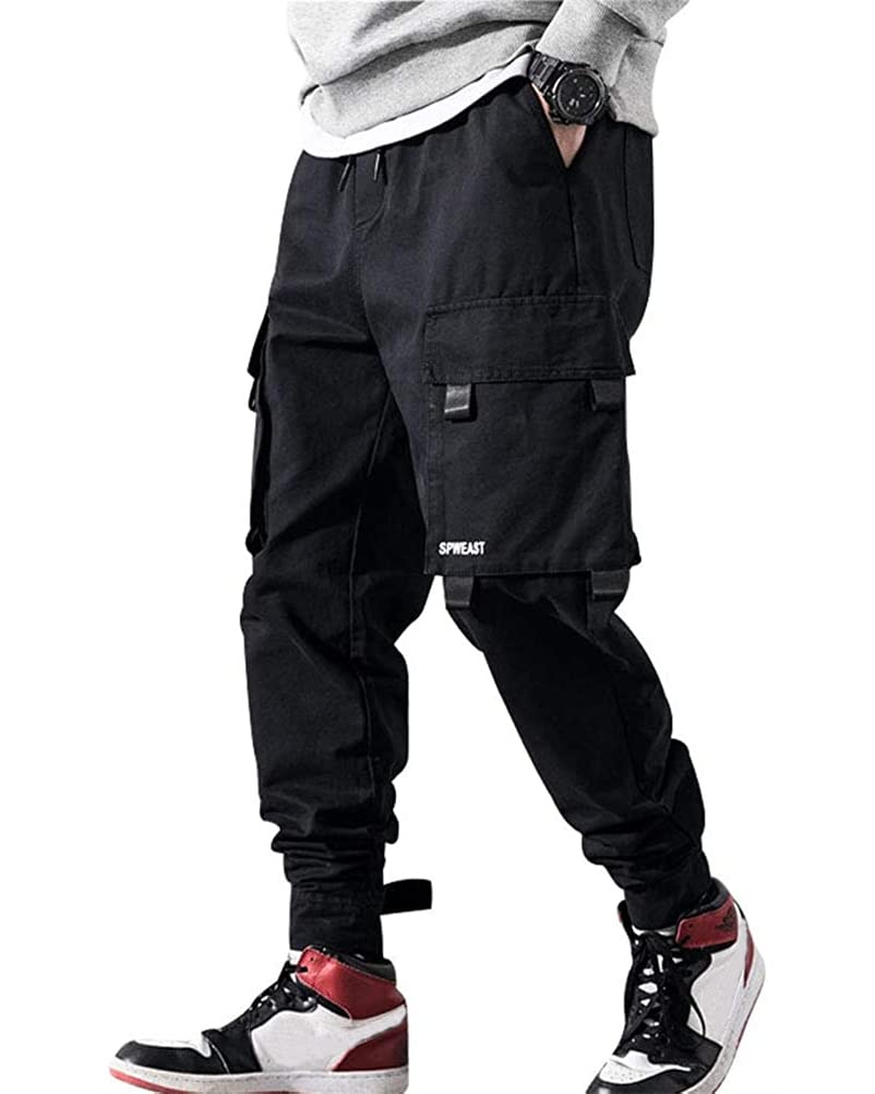 Pantaloni Cargo Uomo Con Coulisse E Tasche – Stile Hip Hop, ORANDESIGNE - 3
