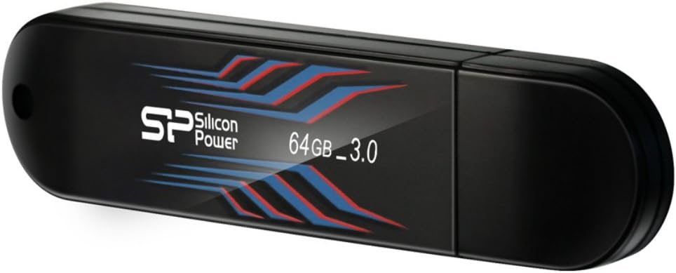 Silicon Power 64GB Blaze B10 USB 3.0 Flash Drive, Read/Write Speed Upto 90/60 Mbps, Turkey Blue (SP064GBUF3B10V1B)