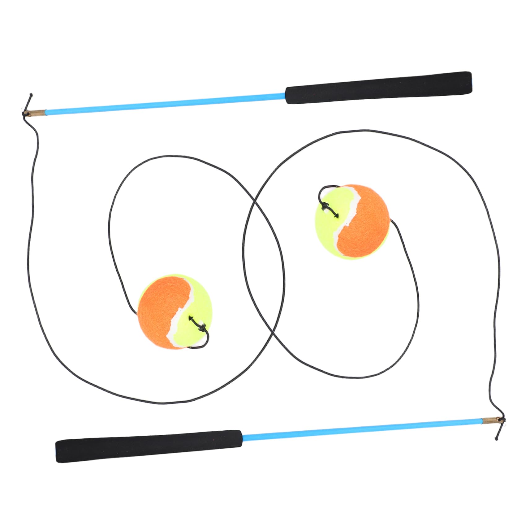 Milisten 2 Sets Hand Trainer Ball for Seniors Bouncy Fitness Ball for Wrist Strength Coordination for Outdoor Activities Dance Portable Exercise Tool