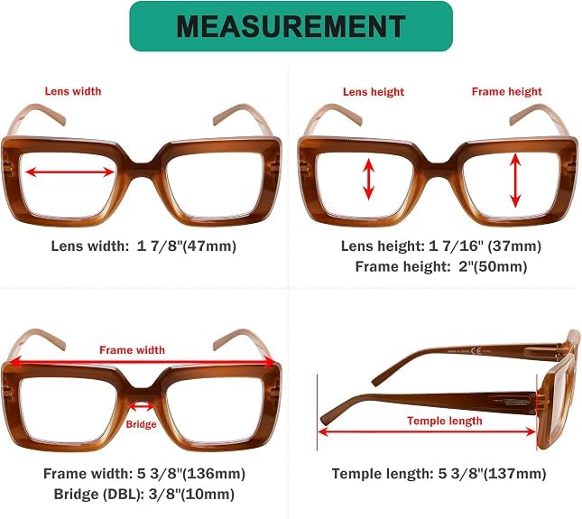 Image of Eyekepper Reading Glasses, Readers for Women, 2.5 Brown Stylish