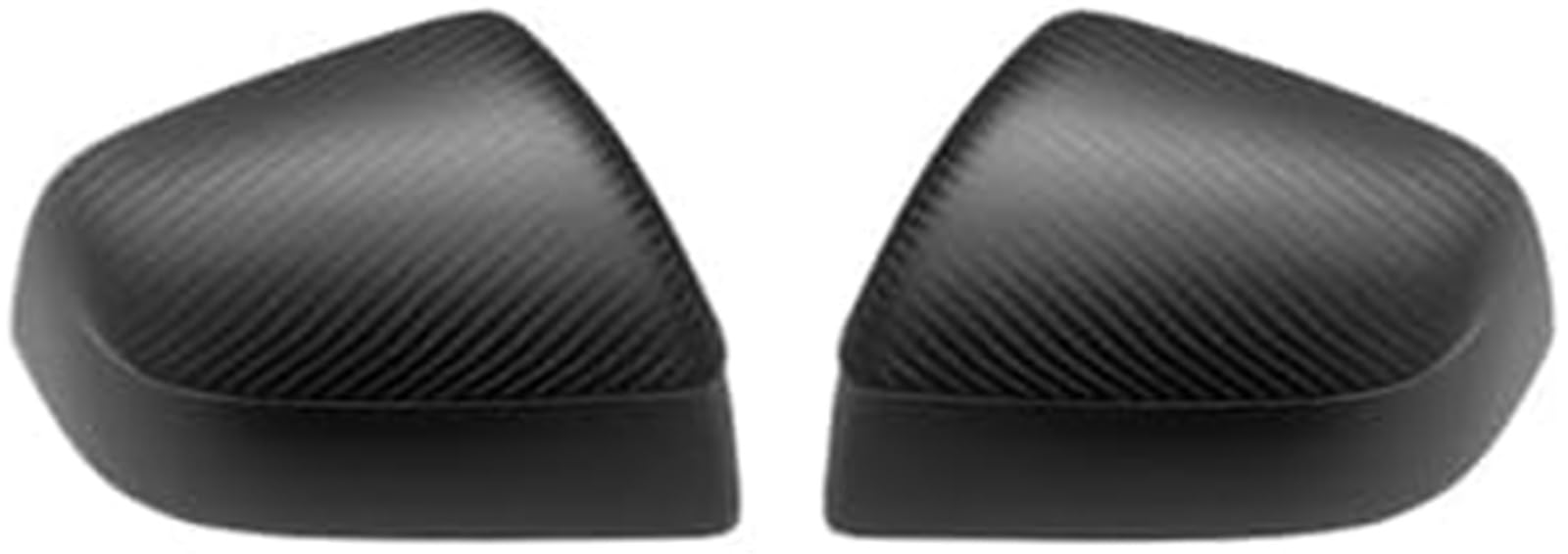 Zaślepka na lusterko boczne Osłony lusterek zewnętrznych czapki, dla Tesla Model Y Launch 2025 boczna osłona lusterka Mattereal lusterka wsteczne z włókna węglowego(BLACK Matte carbon fiber)