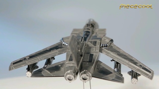 Piececool 3D Puzzles modellbausatz Erwachsene 3D Metall Puzzle-Tornado Fighter Jets-Metal Modellbausatz für Erwachse – Bild 8