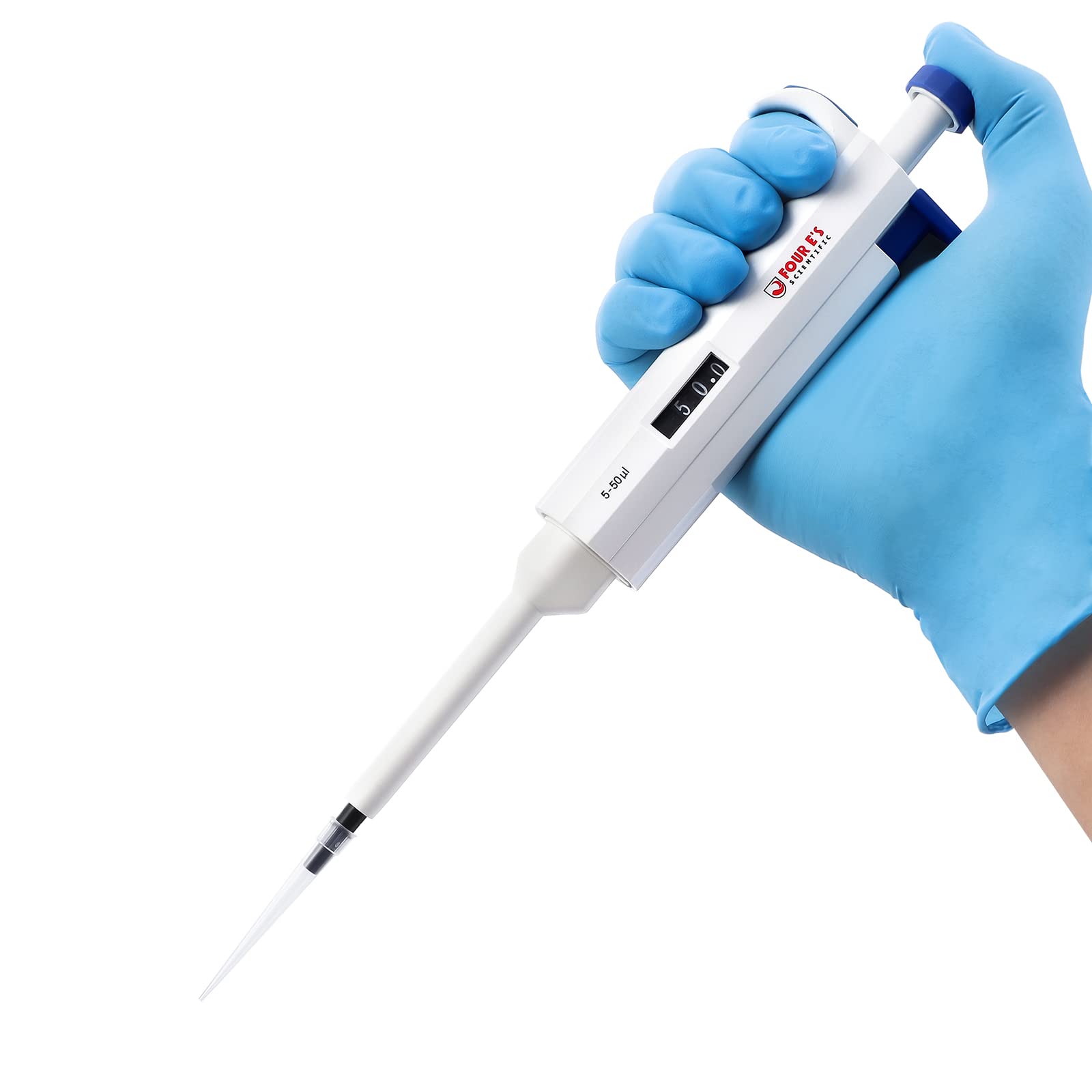 Single-Channel Adjustable Volume Pipettors 5-50uL
