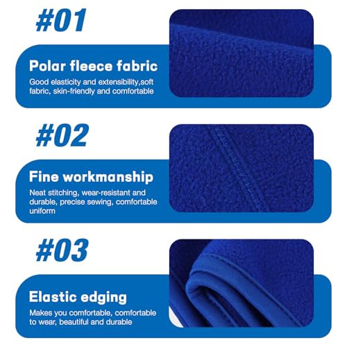 Image of Ear Warmers Headband, KOMAKE 2 Pack Earmuff Headband Fleece Earmuffs Running Headband Winter Ear Covers Moisture Wicking Sweatband Ski Sport Headband For Men & Women (Black+Gray)