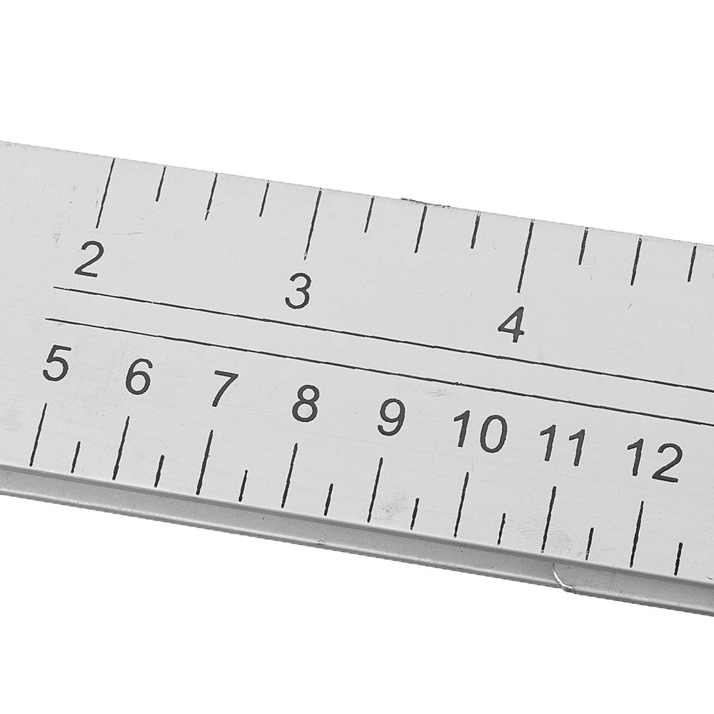 Règle d'angle de règle de triangle pliante en alliage d'aluminium Outils de mesure et de dessin pour le travail du bois - S