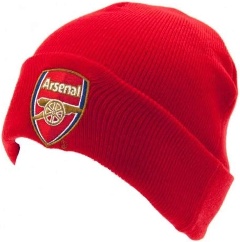 Arsenal FC Crest Knitted Turn Up Hat