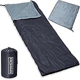 CÁLIDO EN NOCHES FRÍAS: Las capas de 200 g / m² 3D - Hollowfiber H1 y el vellocino hacen que el saco de dormir sea más cálido. Aquí se sentirá en buenas manos incluso en las noches frías.
