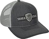 Drake DNT8030-BGY Non-Typical Take A Stand Mesh Back Cap Black/Grey OSFM