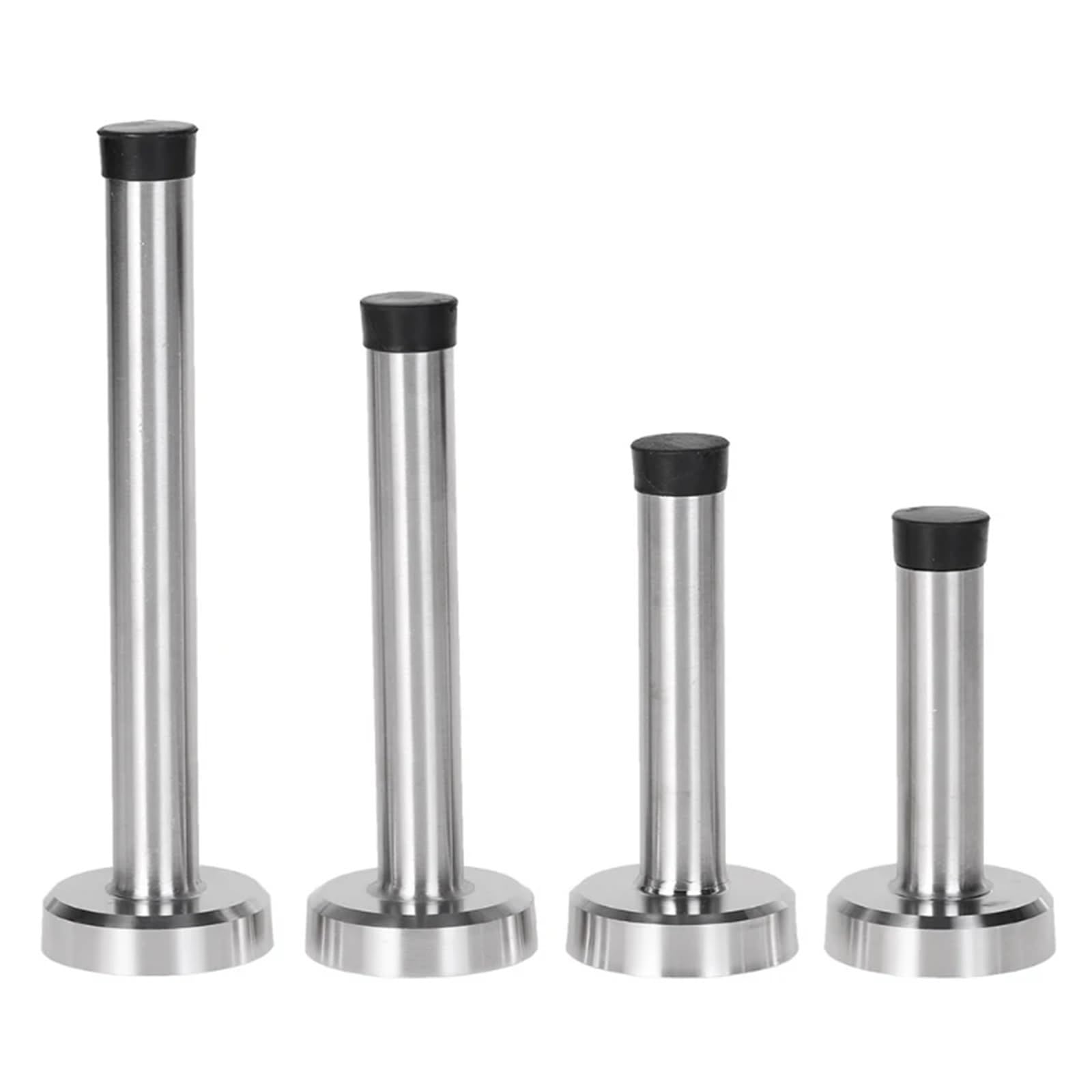 Xctdsvah 80Mm Door Stop Bumper Wall Mounted Protector Sound Dampening Stainless Steel(80Mm)