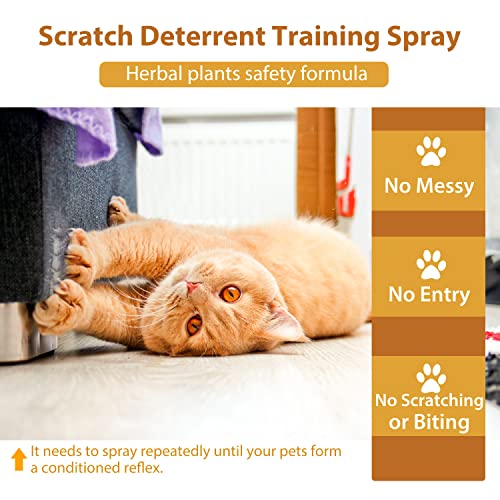WERPOWER Cat-Repellent-Sprays-Anti-Scratch Cat Training Spray & Scratch Deterrent Spray forFurniture Protection, 100ml - Image 5