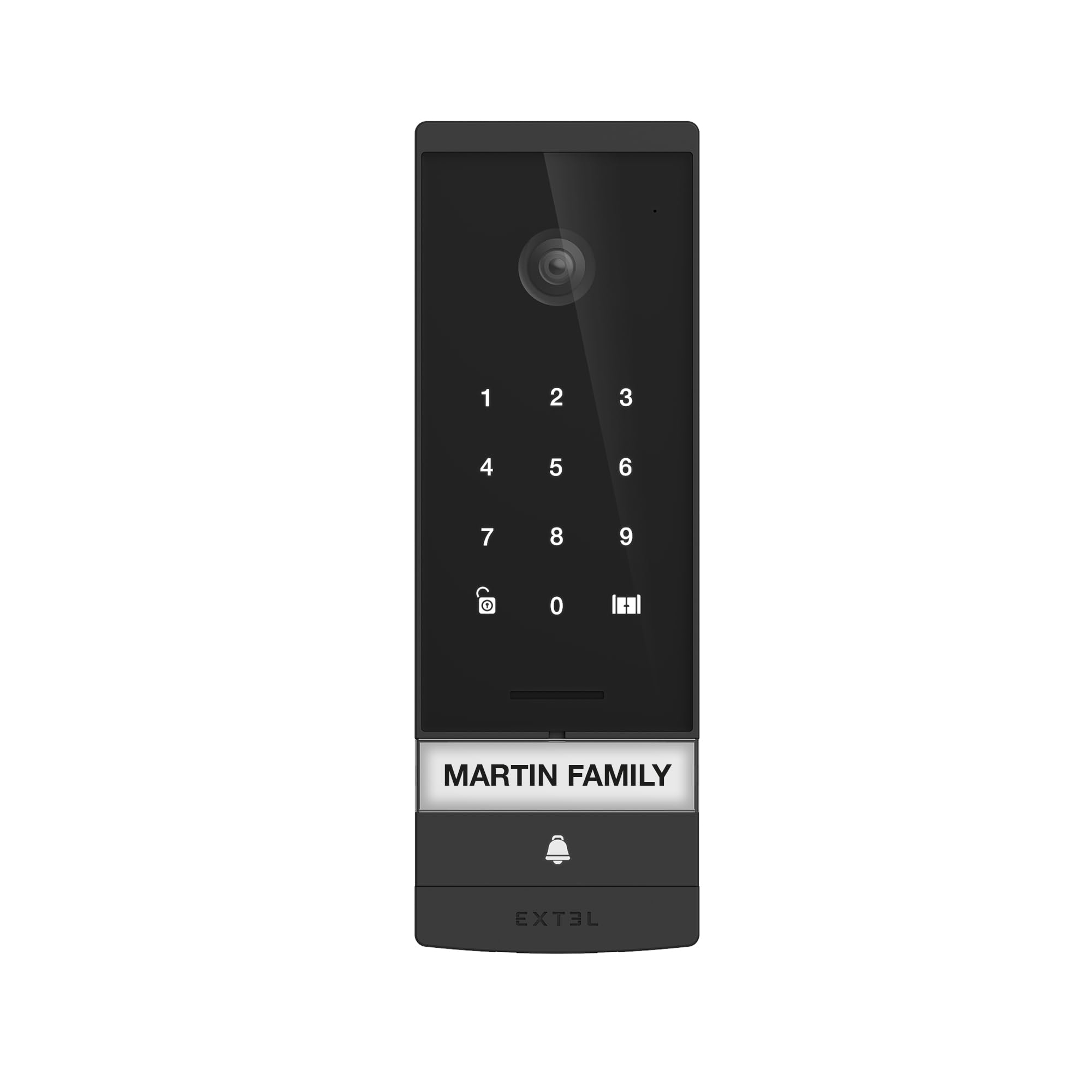 EXTEL Video-Türsprechanlage, Open 3K, 2-Draht, Tastatur, App