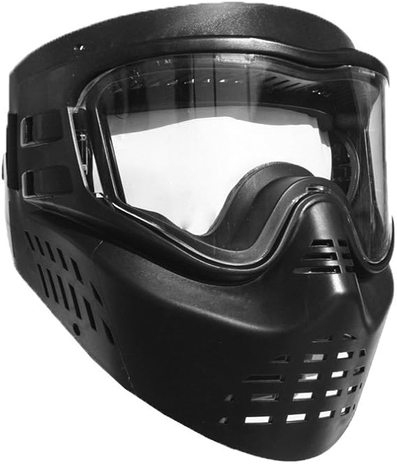 Amazon Com Gen X Global Xvsn Paintball Mask Black G 302 Xvsn Sports Outdoors
