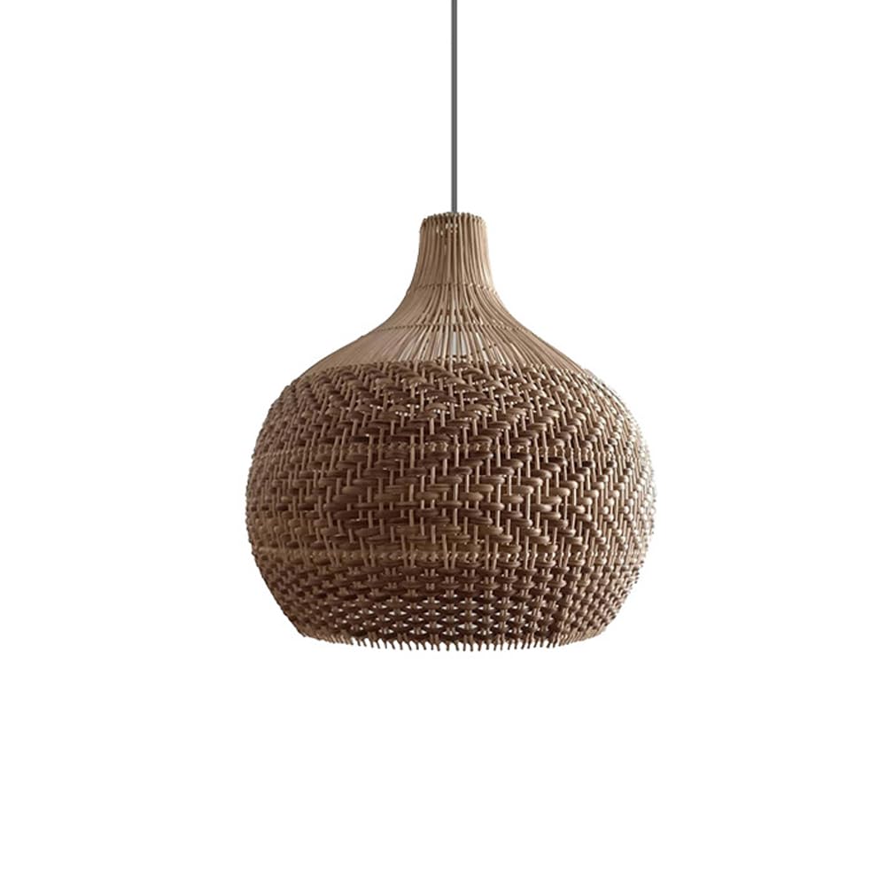 Lustre en rotin artisanal haut de gamme style rustique et raffiné