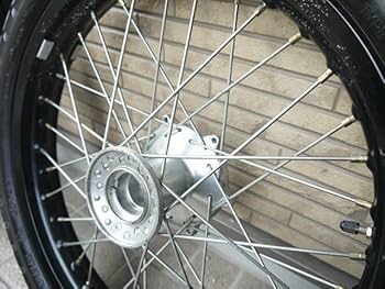 Amazon.co.jp: SR400/SR500 エキセルリム ブラック フロント19